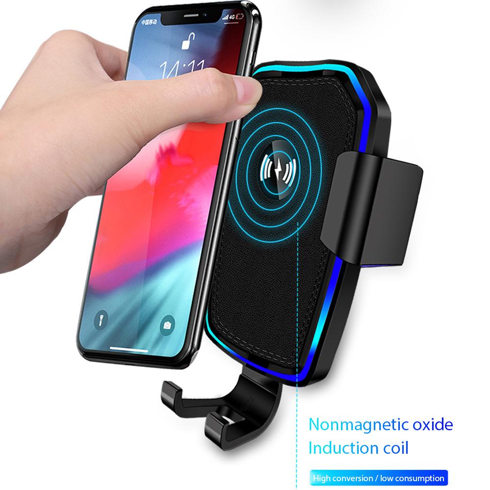 10W Intelligent Identification Car Phone Holder Wireless Charger SP