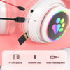 Bluetooth Headphone Head-Mounted with Microphone/ LED Flash Light SP