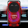 Chargeur sans fil de voiture 15W, support de téléphone, chargeur rapide à Induction infrarouge