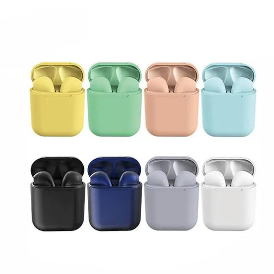 COLOR BLOCK DUAL Chamber One Touch Connect Earbuds With Charger. - Shakefav.com