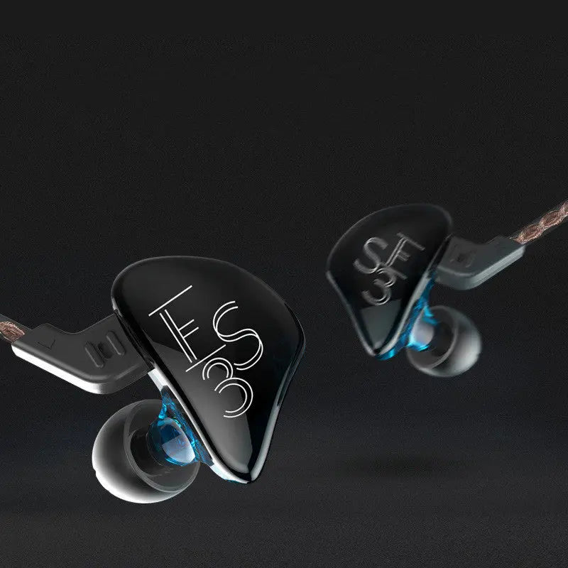 Iron In-ear Subwoofer With Wire-controlled Headphones Maroon Asteria