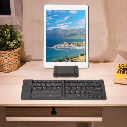 Clavier pliable Bluetooth en métal pliable, Mini clavier Bluetooth