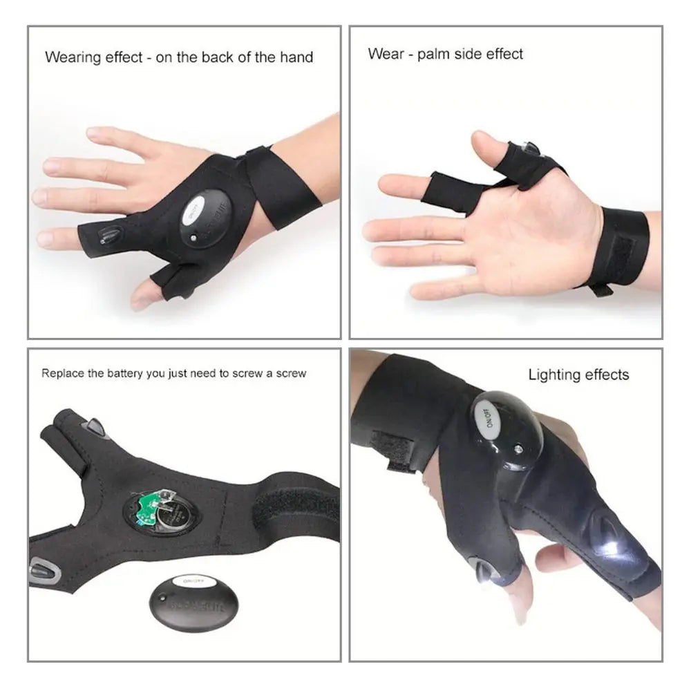 Flash Light LED Gloves Multipurpose - Shakefav.com