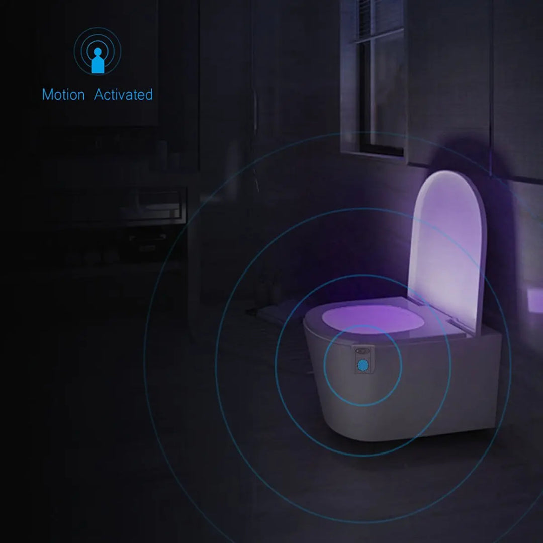 CLEAN BOWL UV Sanitizing Light For Germ Free Toilets With LED Motion - Shakefav.com