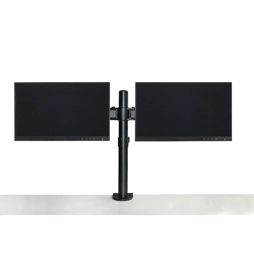 Dual LCD Monitor Desk Mount Stand Adjustable Fits 2 Screens Up To 27" - Shakefav.com