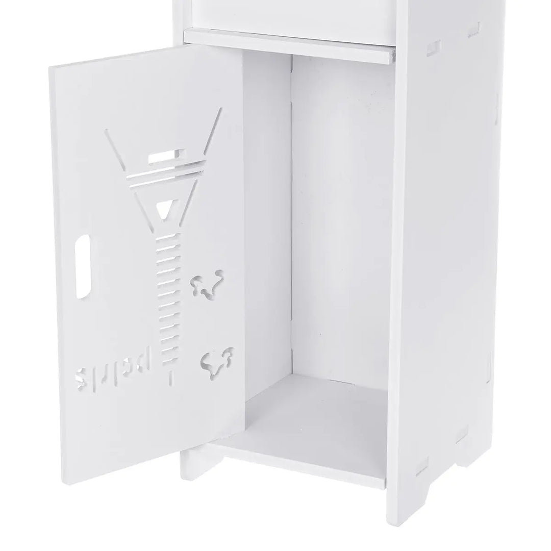 Small Bathroom Toilet Storage Cabinet Waterproof Organizer Standing - Shakefav.com