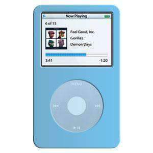 AMZER® Skin - أزرق لجهاز iPod Video 60 جيجابايت