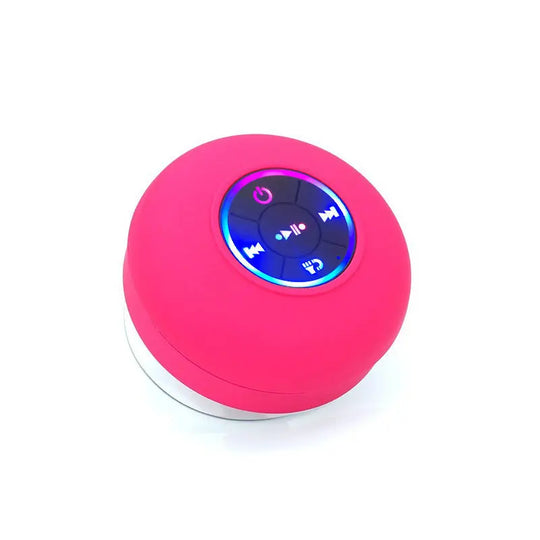 Waterproof Bluetooth Speaker LED Light Emitting Maroon Asteria