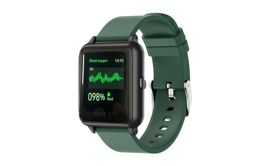 OXITEMP Smart Watch With Live Oximeter, Thermometer And Pulse Monitor Salmon Lucky