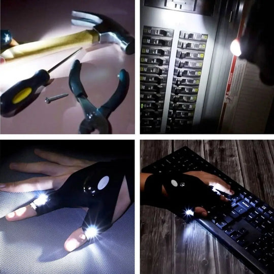 Flash Light LED Gloves Multipurpose - Shakefav.com