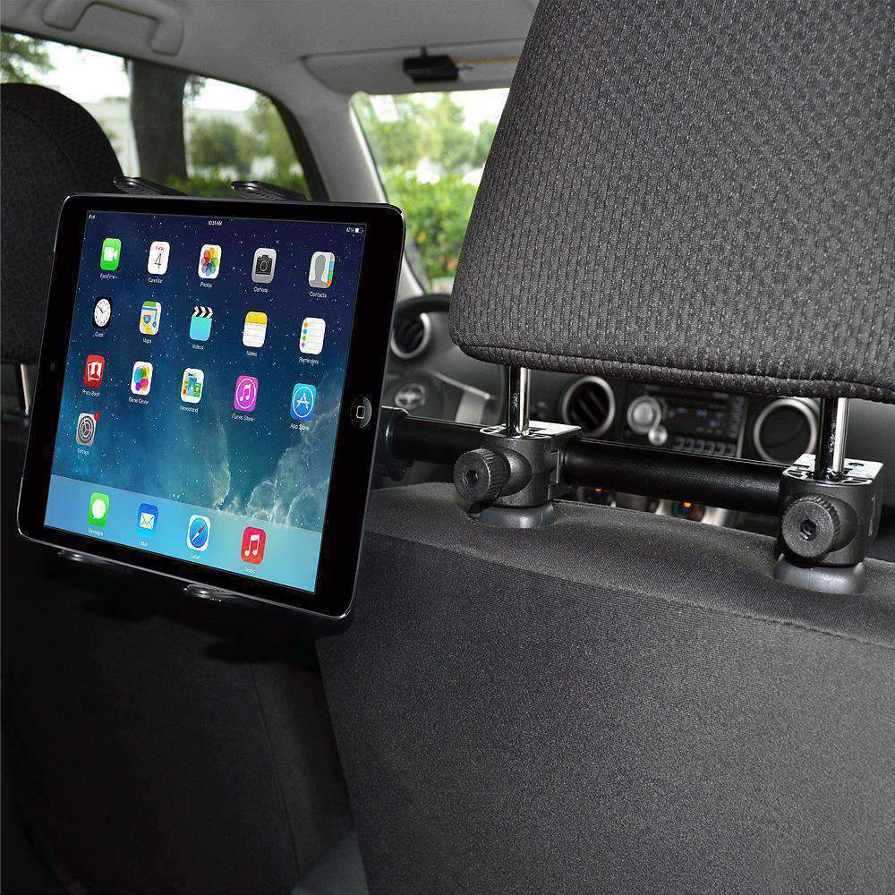 Amzer Deluxe Universal iPad Tablet 7 inch to 12 inch Headrest Mount Silver Millie