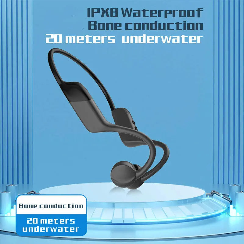 Waterproof Swimming Bluetooth With 32G Memory Headset Maroon Asteria