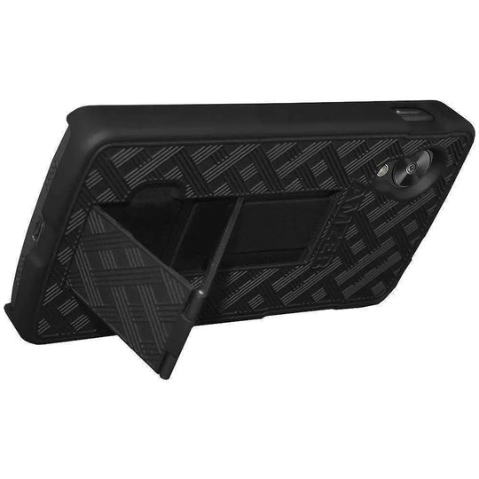 AMZER Shellster Hard Case with Belt Clip Holster for Google Nexus 5 - Shakefav.com