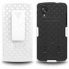 AMZER Shellster Hard Case with Belt Clip Holster for Google Nexus 5