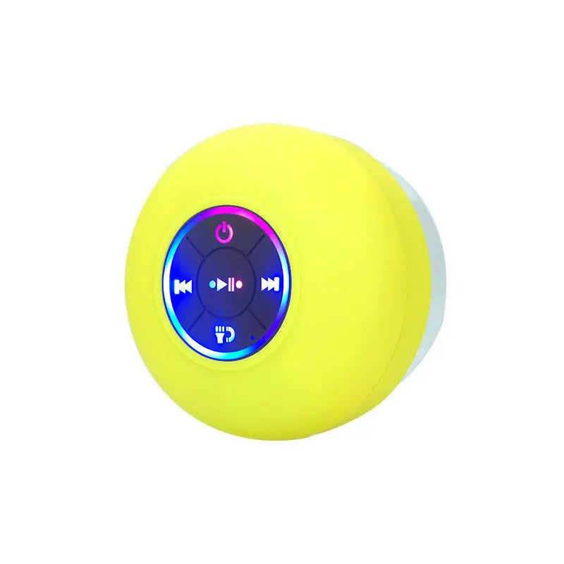 Waterproof Bluetooth Speaker LED Light Emitting Maroon Asteria