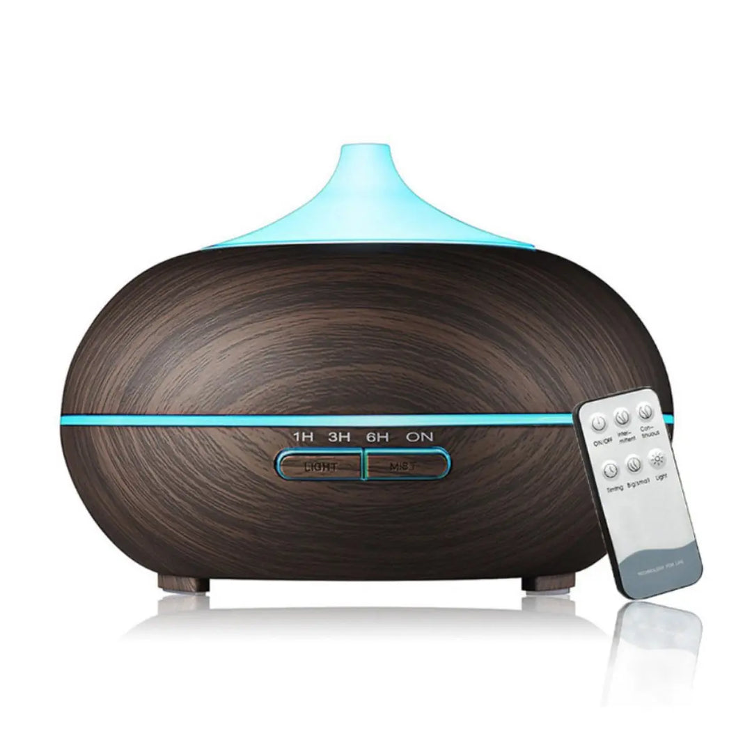 Mistyrious Essential Oil Humidifier Natural Oak Design With Easy - Shakefav.com