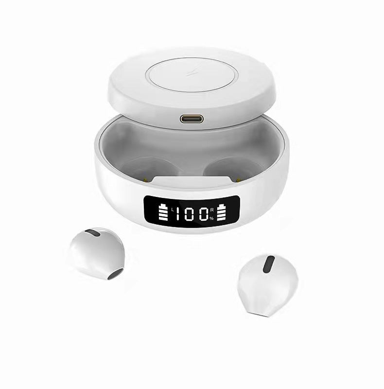 Mini Small Semi-In-Ear Headphones With Wireless Charging