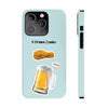 Coque fine poulet frit et bière pour iPhone série 14