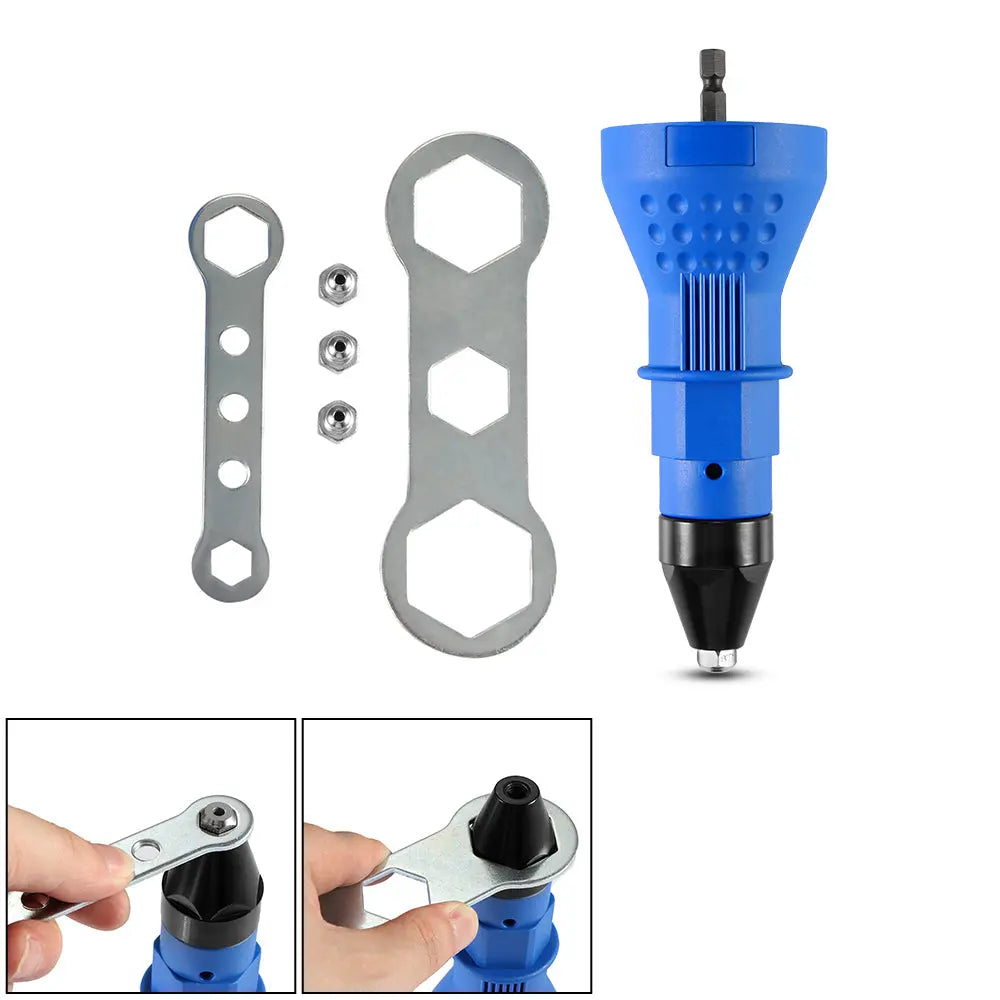 Electric Rivet Nut Gun adaptor Teal Simba