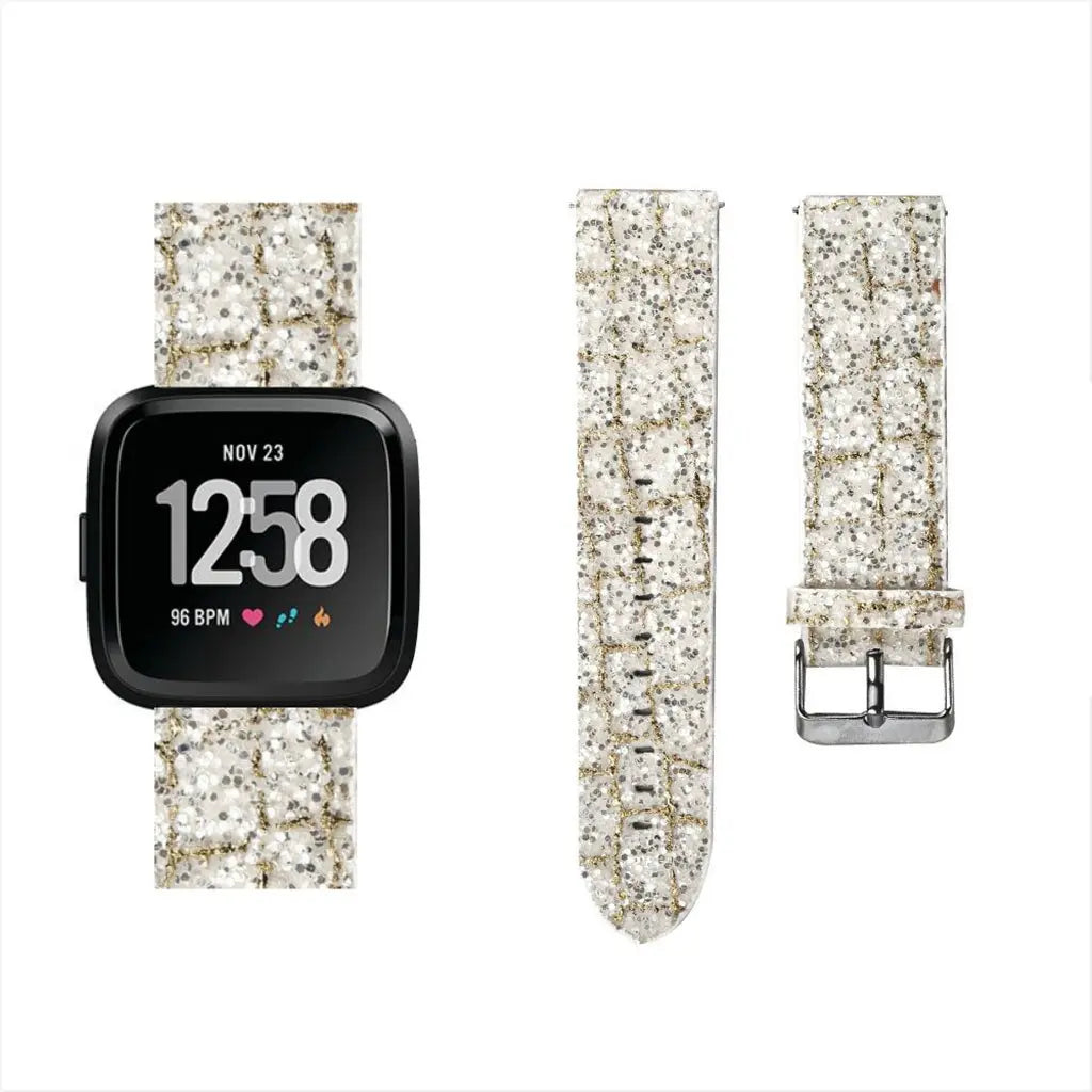 Bling Square Glitter Leather Wrist Strap Strap - Shakefav.com