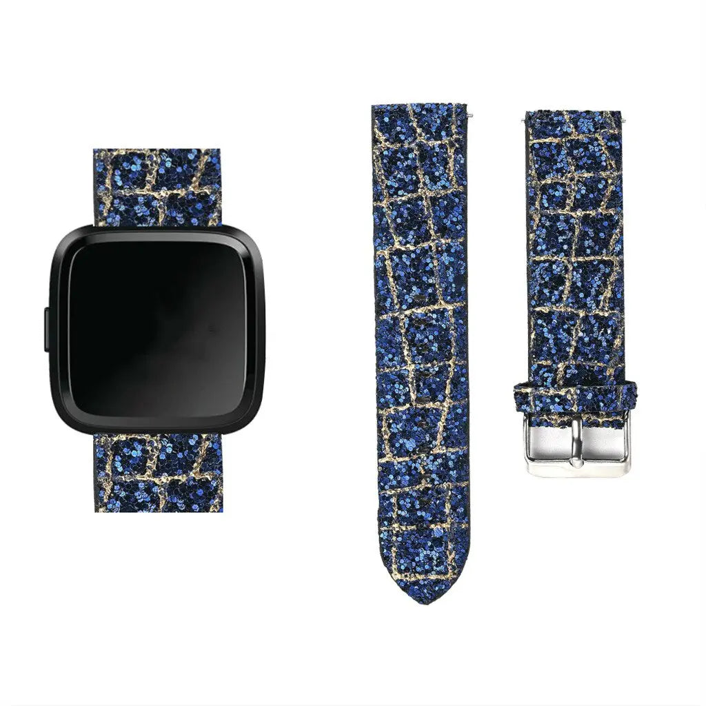 Bling Square Glitter Leather Wrist Strap Strap - Shakefav.com