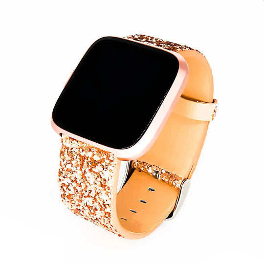 Bling Square Glitter Leather Wrist Strap Strap - Shakefav.com