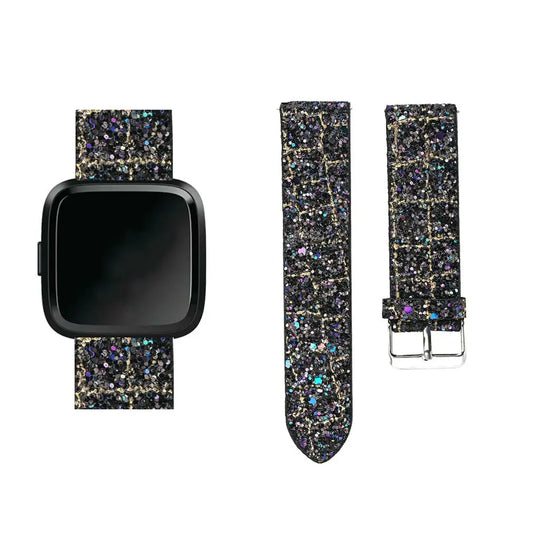 Bling Square Glitter Leather Wrist Strap Strap - Shakefav.com