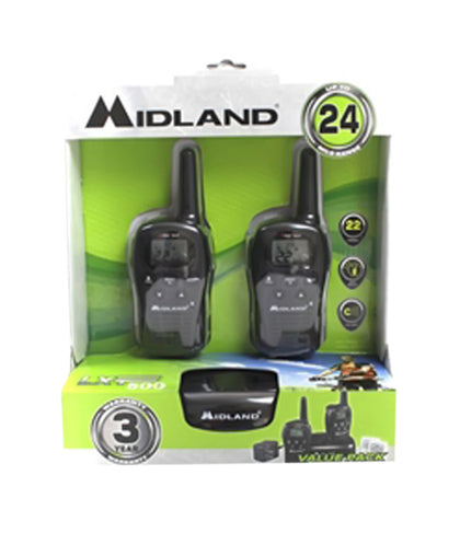 Mayday Emergency Survival Pair Of Midland Walkie Talkies