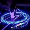 3 in 1 LED Flowing Magnetic Fast Charging Cable