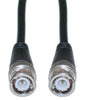 Cable Wholesale BNC RG58/AU Coaxial Cable, Black, BNC Male, Copper