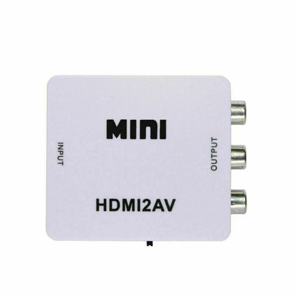 Converter Mini Portable Composite 1080P HDMI To