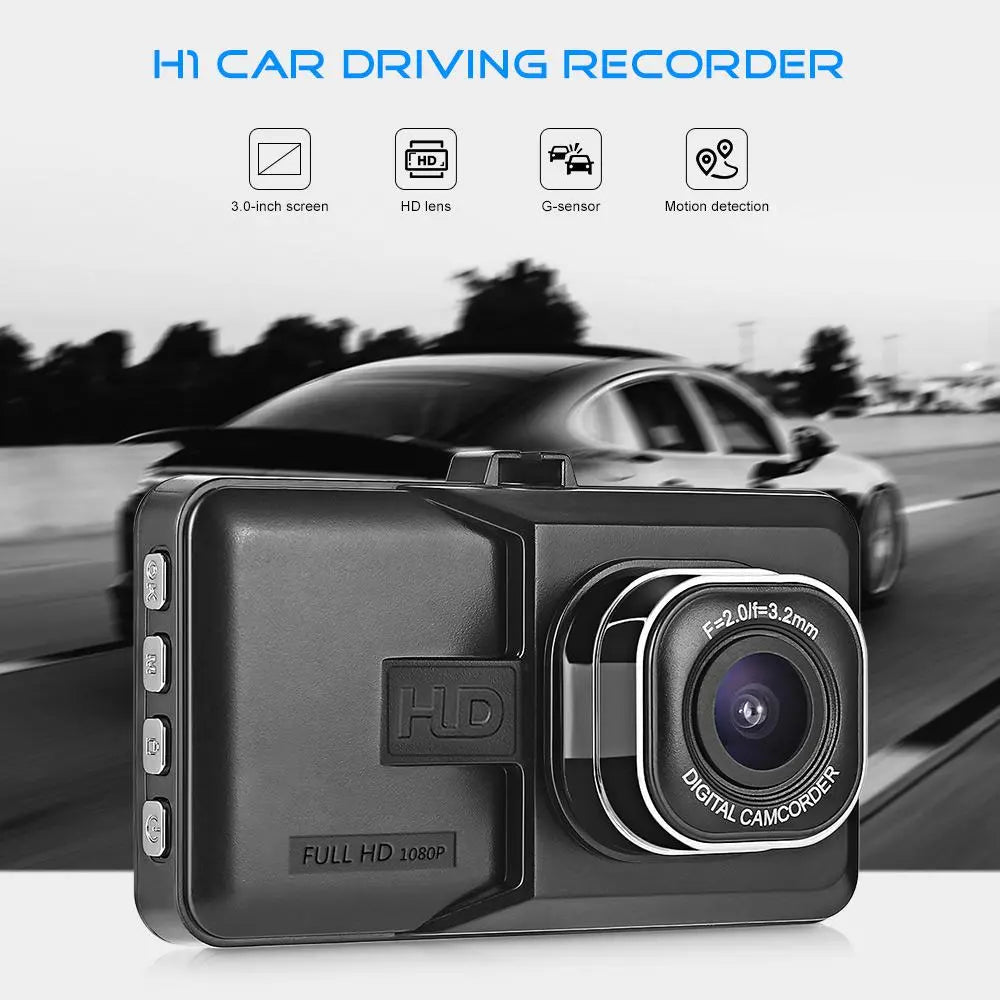 Black Box Dash Cam 1080P G-Sensor Looping Car Camera Salmon Lucky