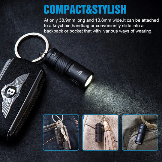 Trustfire Mini2 Mini Edc Flashlight Usb Rechargeable 220 Lumens - Shakefav.com