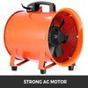 VEVOR ventilateur ventilateur ventilateur cylindre 12 pouces 520W 3300r/min fort
