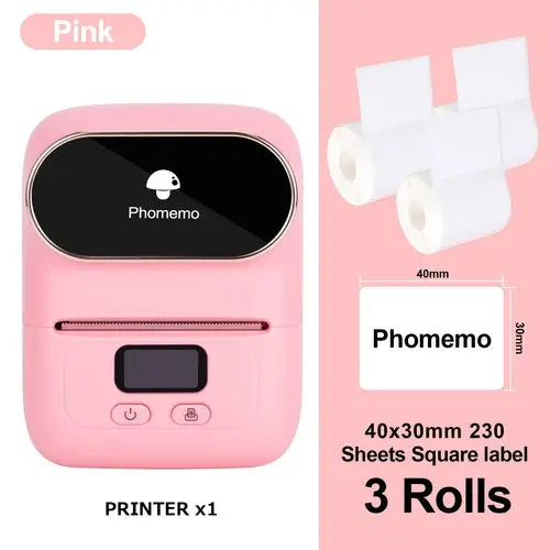 Phomemo M110 Mini Portable Thermal Label Printer Self-Adhesive Label - Shakefav.com