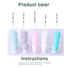 Food Grade Silicone Storage Container Lip Balm Shower Gel Dispenser