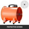 VEVOR Ventilator Blower Fan Cylinder Fan 12Inch 520W 3300r/min Strong