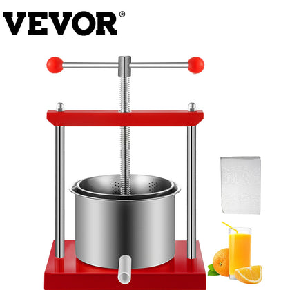 VEVOR – extracteur de presse-agrumes Orange, 2L, 3,5l, 5,5l, en acier inoxydable, pour la maison