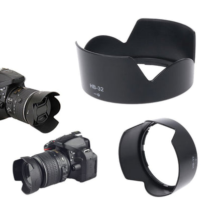 HB 32 67 MM Durable Black Plastic Camera Lens Hood