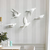 Resin Birds Creative For Wall 3d Sticker Living Room Animal Figurine