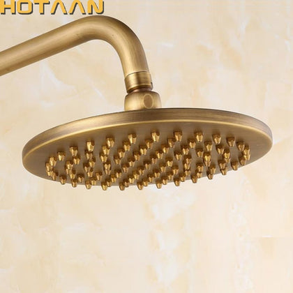 Free shipping 8 inch 20x20cm Round OverHead Rain Shower Head, Copper