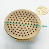 Free shipping 8 inch 20x20cm Round OverHead Rain Shower Head, Copper