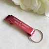 50pcs Personalized Engraved Bottle Opener Key Rings Wedding Name and