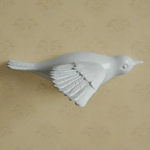 Resin Birds Creative For Wall 3d Sticker Living Room Animal Figurine - Shakefav.com