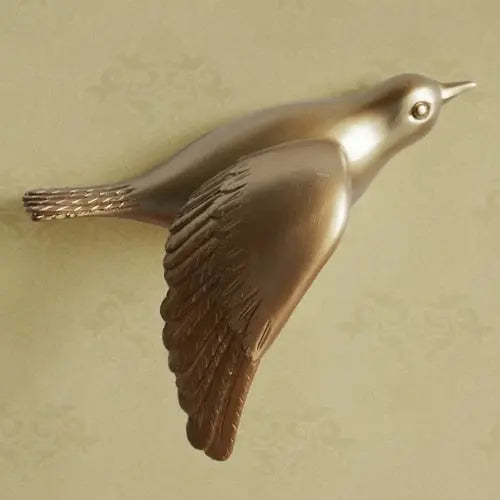 Resin Birds Creative For Wall 3d Sticker Living Room Animal Figurine - Shakefav.com