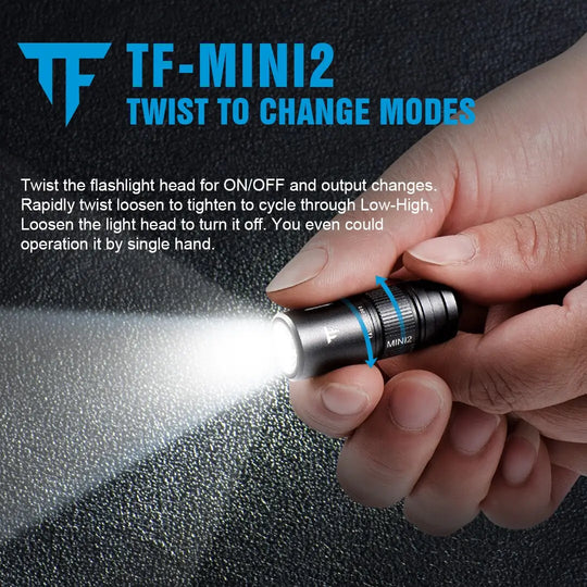 Trustfire Mini2 Mini Edc Flashlight Usb Rechargeable 220 Lumens - Shakefav.com