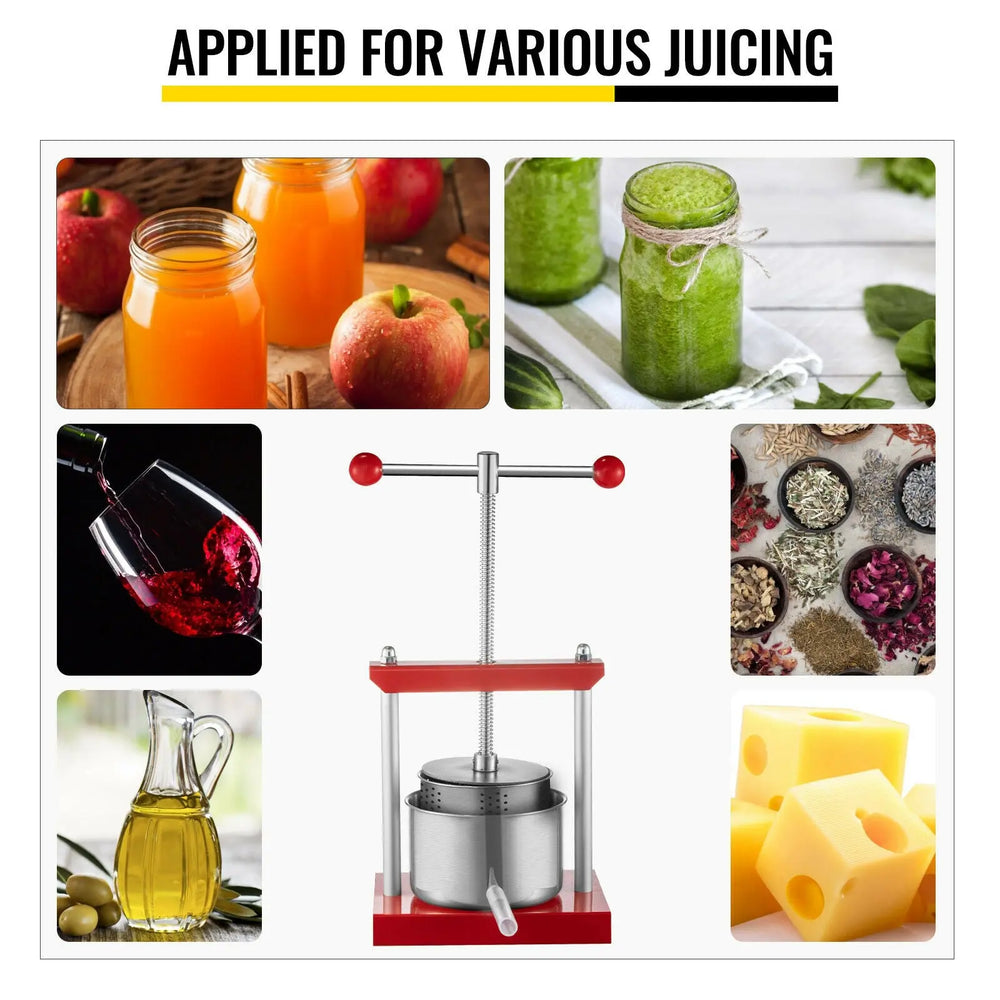 VEVOR Orange Juicer Extractor 2L 3.5L 5.5L Stainless Steel Household - Shakefav.com