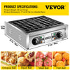 VEVOR Electric Takoyaki Maker Commercial Takoyaki Machine Non Stick