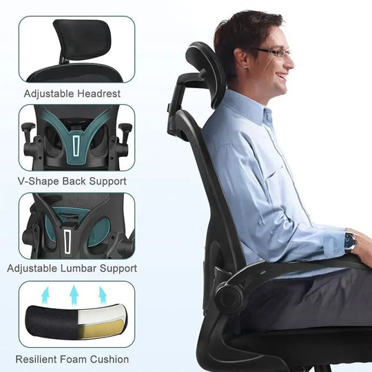 Vanspace Adjustable Office Chair Comfortable Breathable Mesh Office - Shakefav.com