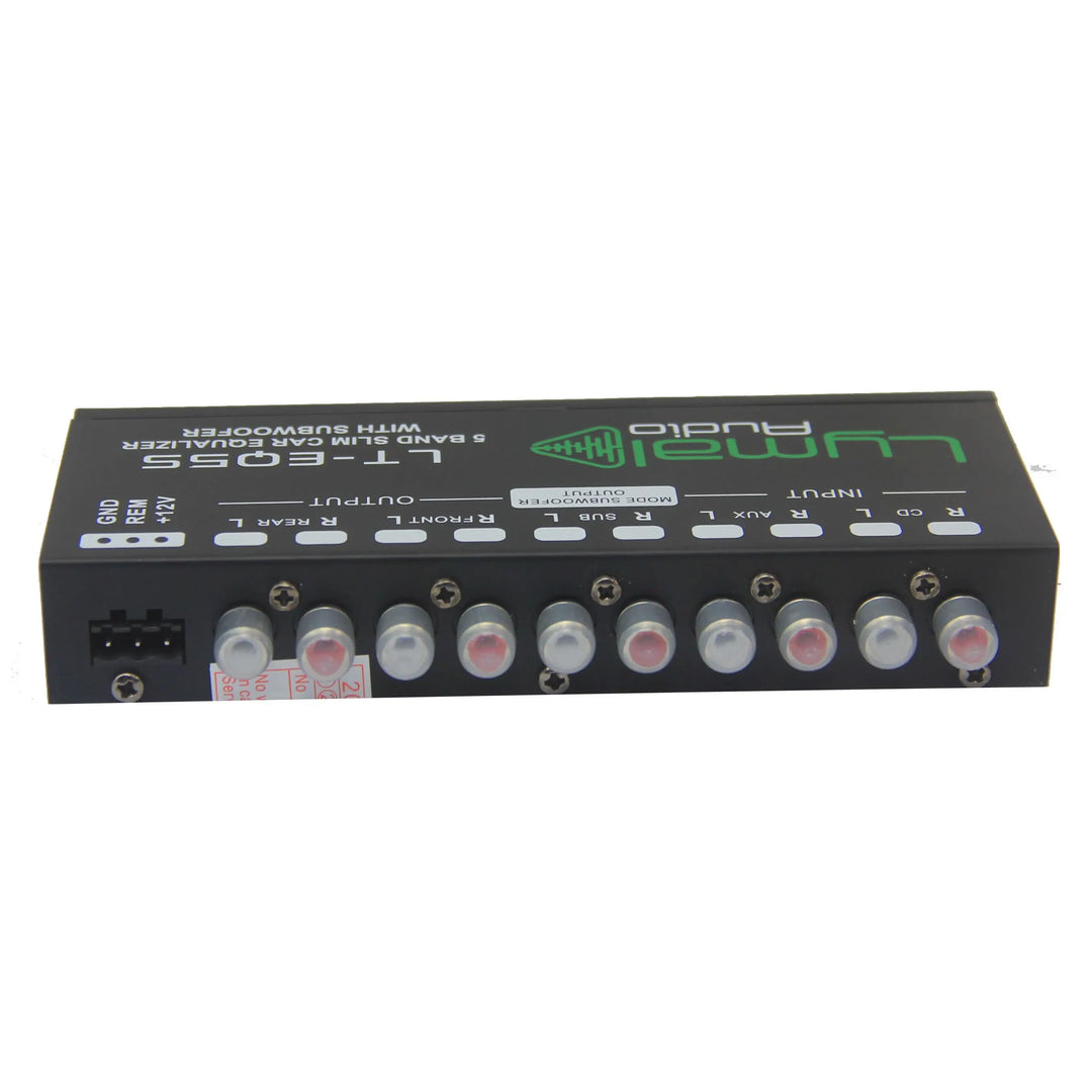 LT-EQ5S 5 Band 9 Volt Car Audio Graphic Equalizer - Shakefav.com